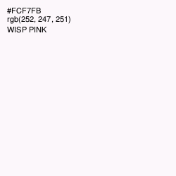 #FCF7FB - Wisp Pink Color Image